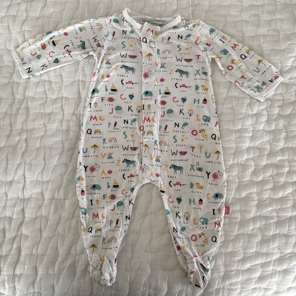 MagneticMe 3-6M Footie Pajamas